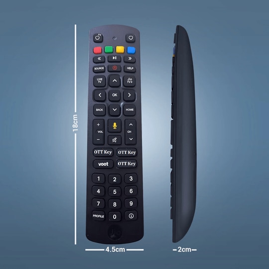 G-WORTH Jio setup box remote - With voice