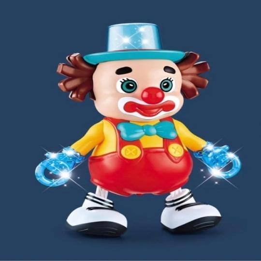 KTRS Enterprise Cute Funny-Face Dancing Clown Joker Toy with Music & Flashing Lights