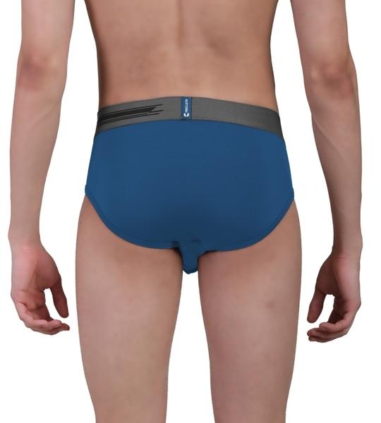 FREECULTR Men's Midnight Blue Solid Pure Modal Briefs