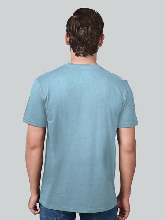 Lux Nitro Pack of 2 Round Neck Tshirt for Men(Grey_Sky)
