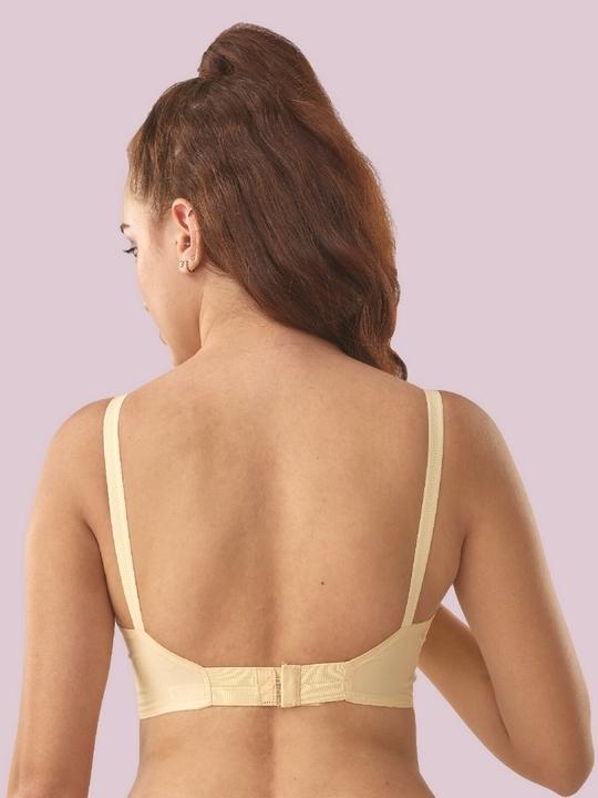 Lux Venus Board Bottom Bra with Adjustable Strap (Skin_Maroon)