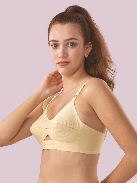 Lux Venus Board Bottom Bra with Adjustable Strap (Skin_Maroon)