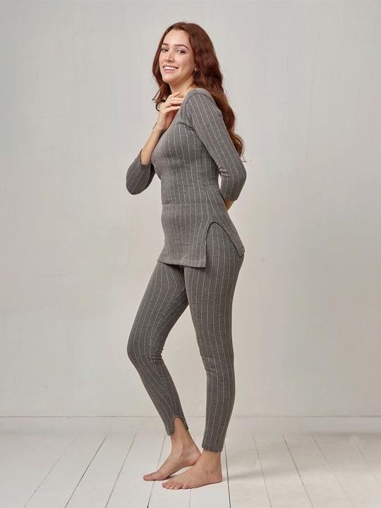 Lux Inferno Women Long & Trouser 1Set(CHARCOAL)