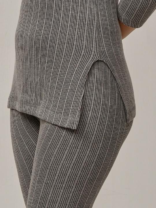 Lux Inferno Women Long & Trouser 1Set(CHARCOAL)