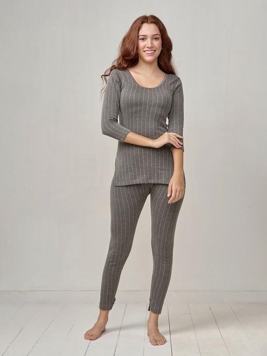 Lux Inferno Women Long & Trouser 1Set(CHARCOAL)