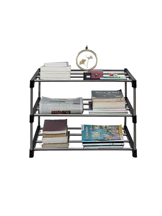 PHILOSHOP 3-Tier Bookshelf| Storage Shelve for Books Storage Organizer|Book Rack