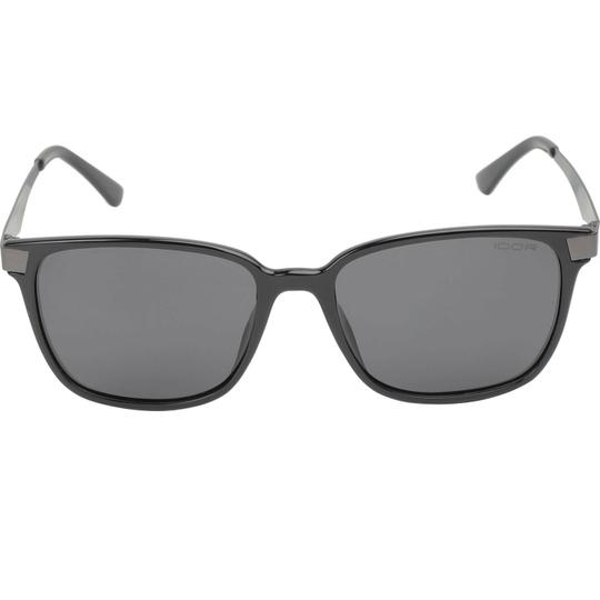 IDOR Polarized Retro Square Full Frame Black Sunglasses Men & Boys | 5004-C1