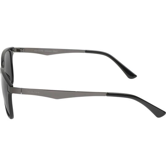 IDOR Polarized Retro Square Full Frame Black Sunglasses Men & Boys | 5004-C1