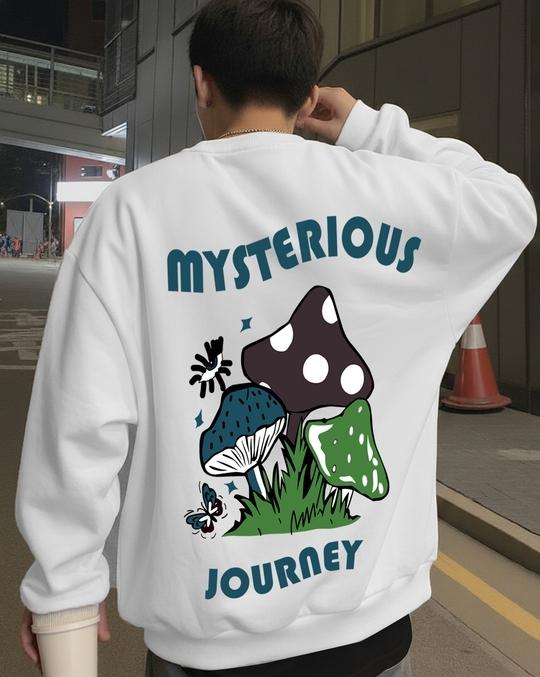 Ausk Men's Printed Multicolor Full Sleeve Round Neck Sweatshirt ( Non Returnable)