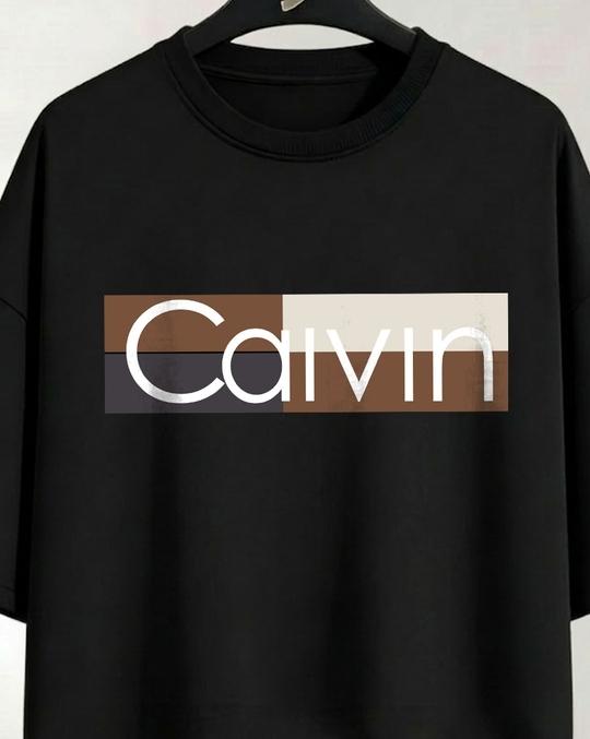 Ausk Graphic Printed Black Half Sleeve Round Neck Oversized T-shirt For Men's (Non Returnable)