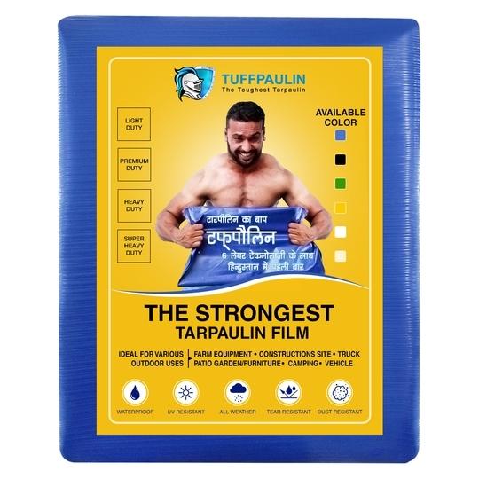 TUFFPAULIN 20FT X 20FT 120 GSM Blue Tarpaulin Tirpal