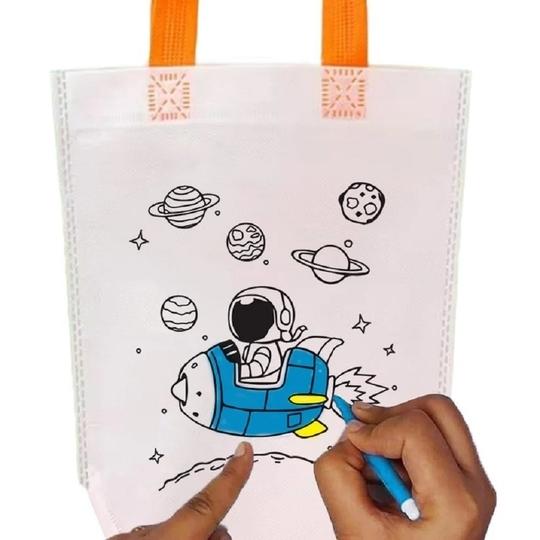 Balloon Walaz Astronaut Theme Birthday Return Gift Set-70 Pcs for 10 Kids | Space Party Favors & Stationery Kit