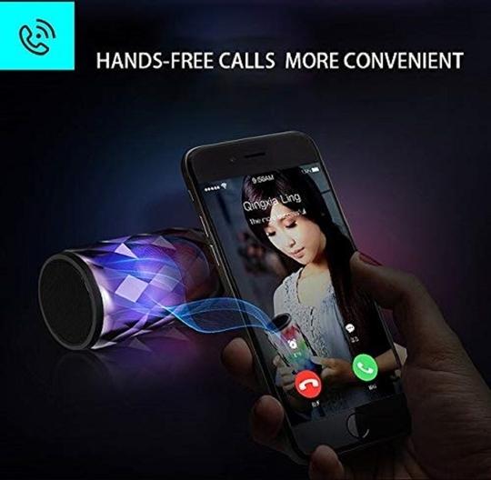IVON Bluetooth Speakers Touch Control LED Lights 6 Light Modes