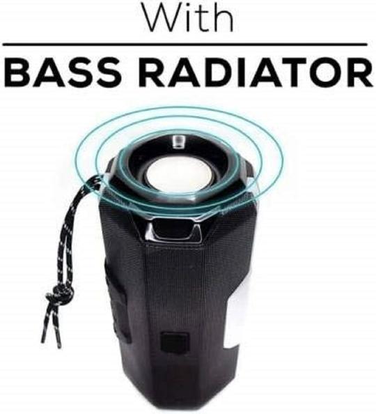 BS Power Bluetooth Speaker High Bass with Disco Lights EZ690-Beasty Black