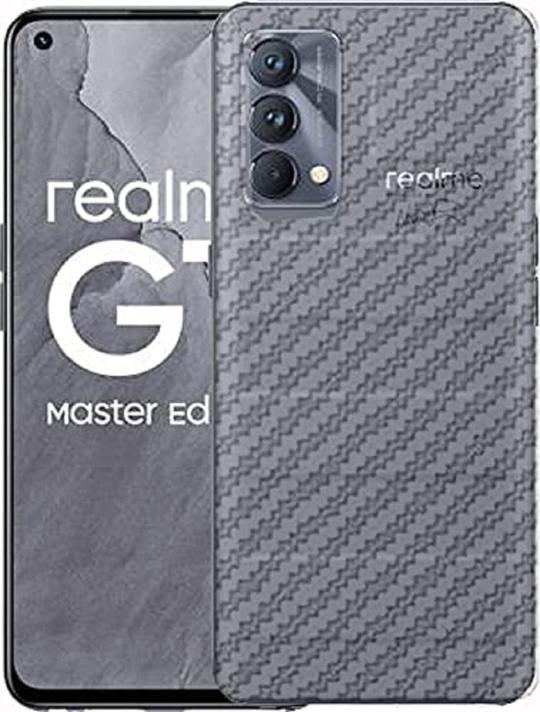 eZell REALME GT Master Edition Back Screen Protector, 3D Back Skin Carbon Fiber Ultra-Thin Protective Film (2 Packs) Transparent Back Cover for REALME GT Master Edition