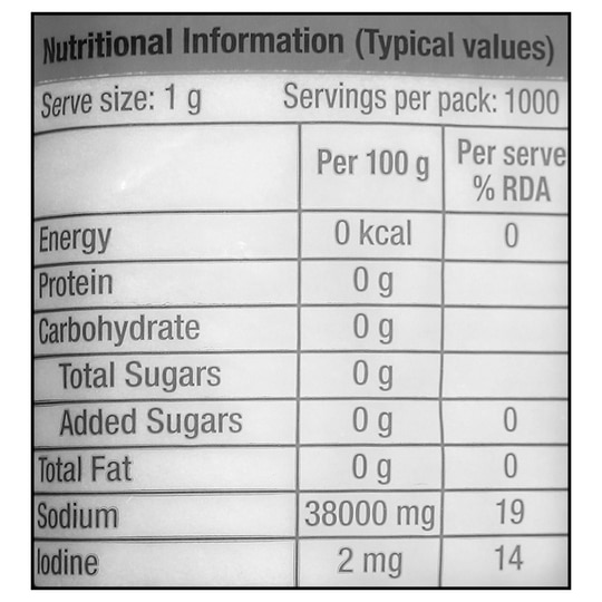 Tata Iodised Salt 1 kg
