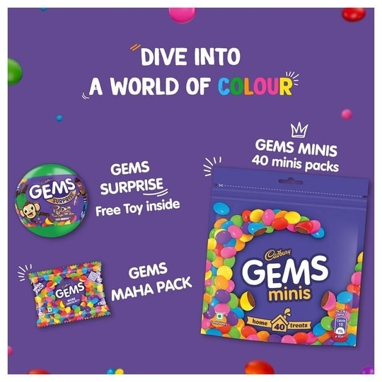 Cadbury Gems Chocolate 6.61 g