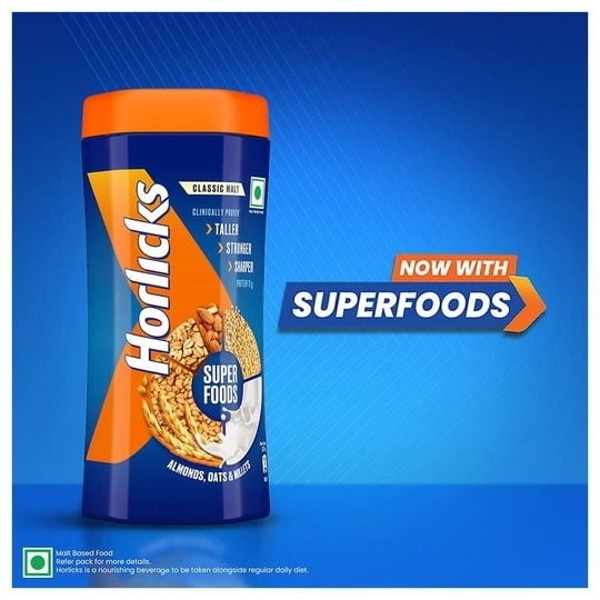 Horlicks Classic Malt Nutritional Drink Mix Jar 500 g