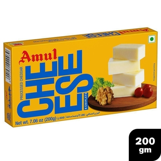 Amul Processed Cheddar Cheese Cubes 200 g