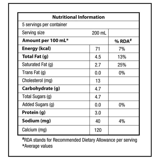 Amul Gold Homogenised Standardised Milk 1 L