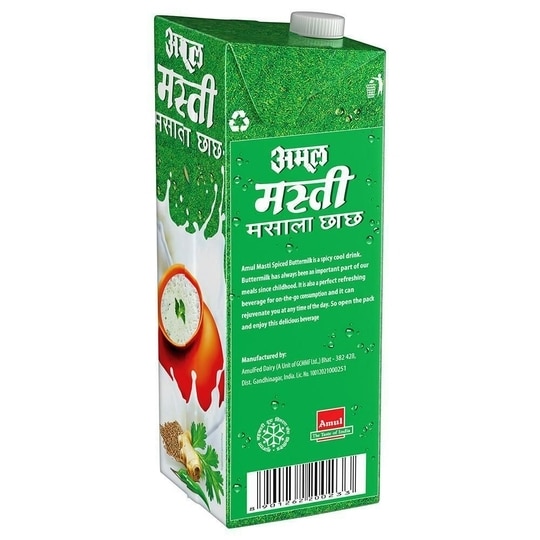 Amul Masti Spiced Buttermilk 1 L (Tetra Pak)