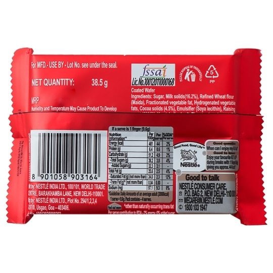 Nestle KitKat Chocolate 38.5 g