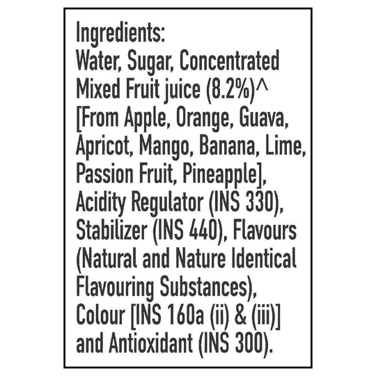 Real Fruit Power Mixed Fruit Drink 1 L