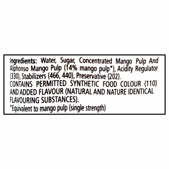 Tropicana Slice Mango Drink 600 ml