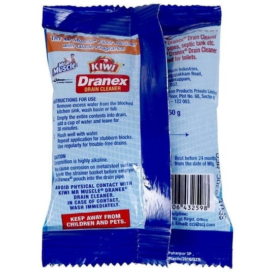 Mr Muscle Kiwi Dranex Drain Cleaner 50 g