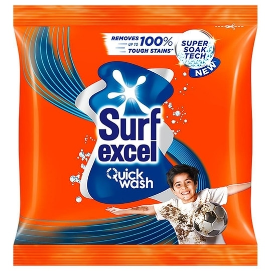 Surf Excel Quick Wash Detergent Powder 500 g