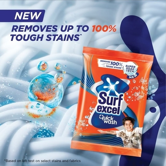 Surf Excel Quick Wash Detergent Powder 1 kg
