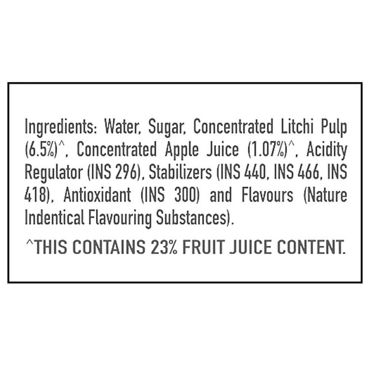 Real Fruit Power Litchi Juice 180 ml