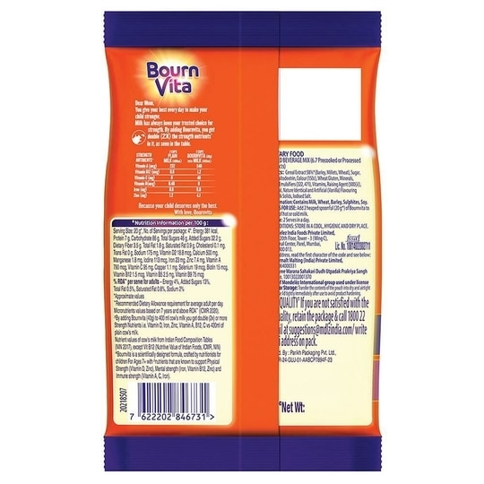 Bournvita Chocolate Nutrition Drink 81 g Pouch