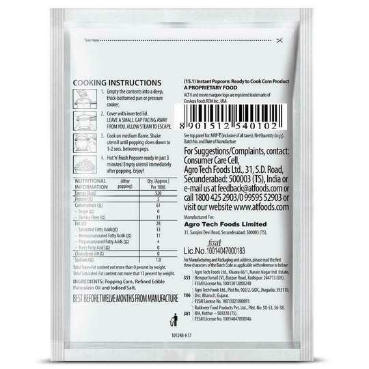 Act II Classic Salted Instant Popcorn 30 g