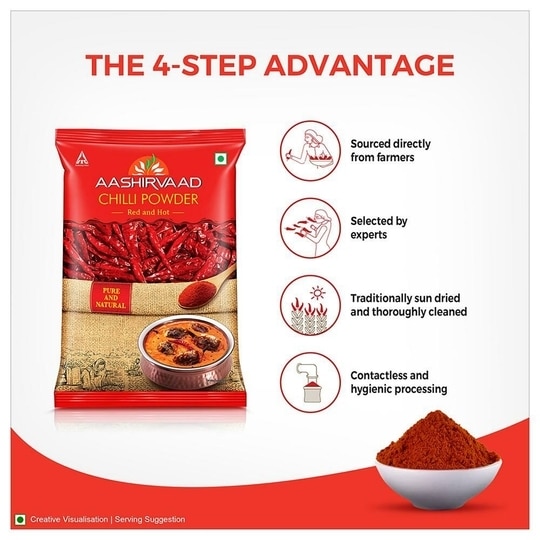 Aashirvaad Red Hot Chilli Powder 100 g
