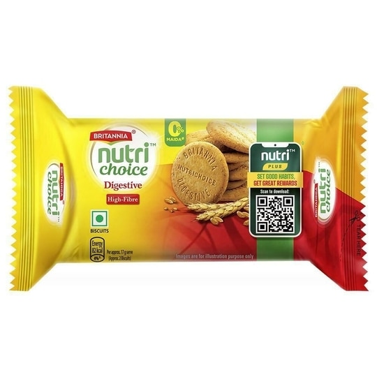 Britannia NutriChoice Hi-Fibre Digestive Biscuits 91.7 g