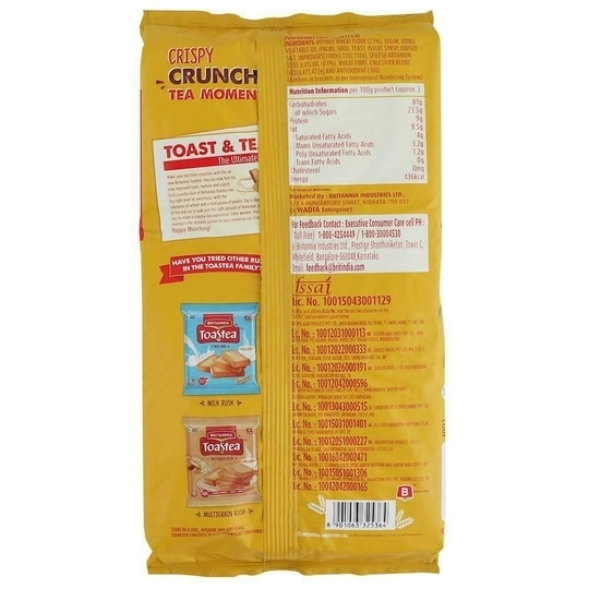 Britannia Toastea Premium Bake Rusk 183 g