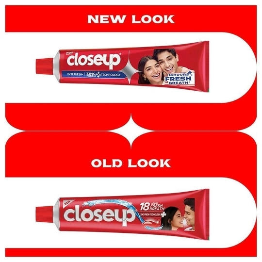 Closeup Everfresh+ Zinc Fresh+ Red Hot Toothpaste (2Nx150 g)