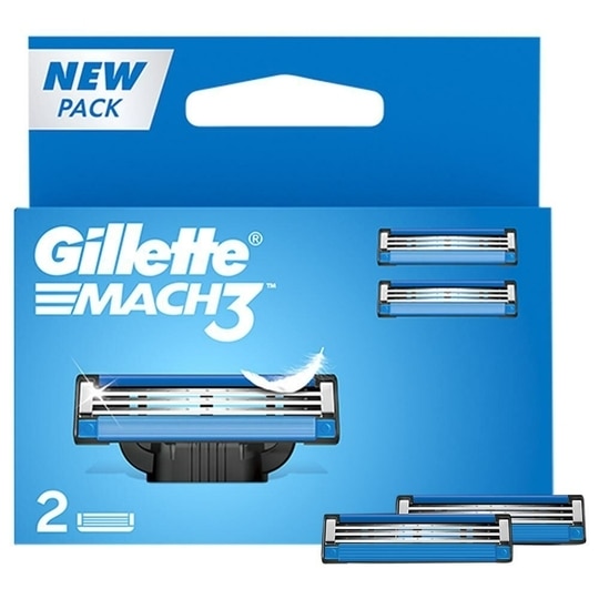 Gillette Mach3 Shaving Cartridge 3 Blades 2 pcs