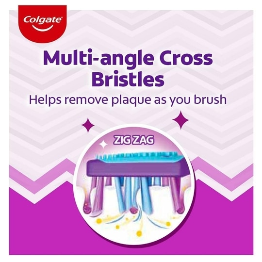 Colgate Zig Zag Deep Clean Medium Assorted Toothbrush 1 pc