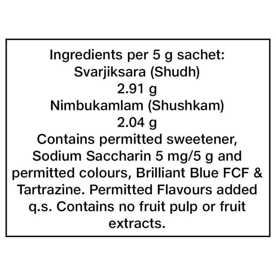 Eno Lemon Flavour Fruit Salt 5 g (Pack of 6)