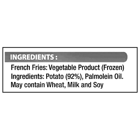 McCain French Fries Family Value Pack 750 g