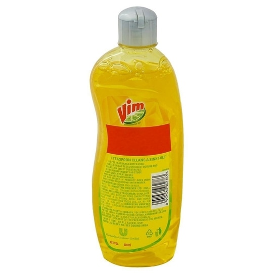 Vim Lemon Dishwash Liquid Gel 500 ml