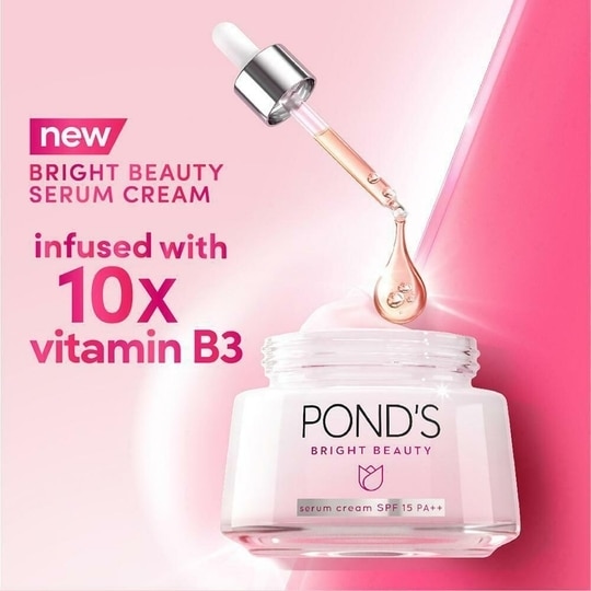 Pond's Bright Beauty Serum Cream 50 g with SPF 15