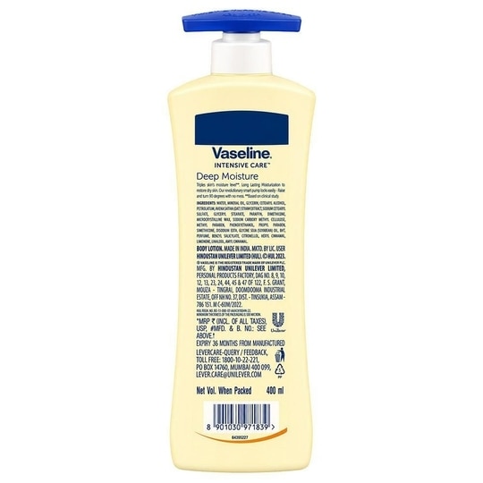 Vaseline Intensive Care Deep Moisture Body Lotion 400 ml