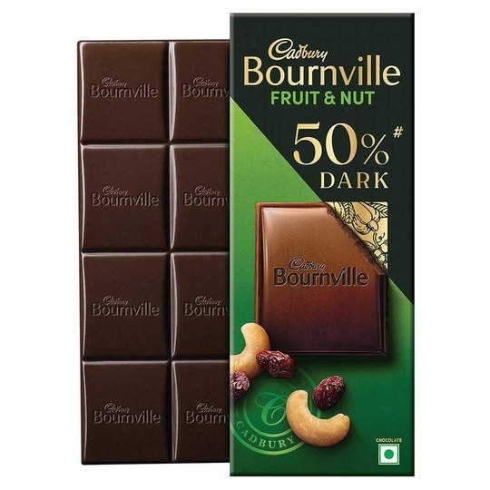Cadbury Bournville Fruit & Nut 50% Dark Chocolate 75 g