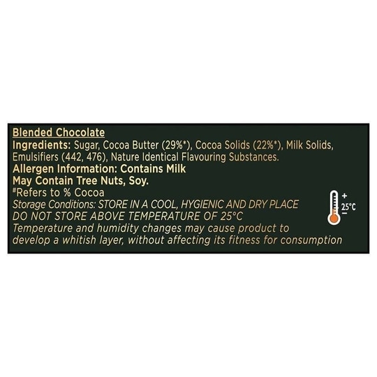 Cadbury Bournville Classic 50% Dark Chocolate 75 g