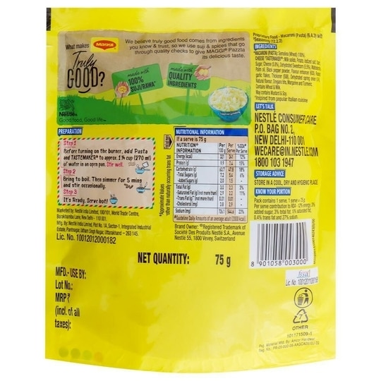 Maggi Pazzta Cheese Macaroni 75 g