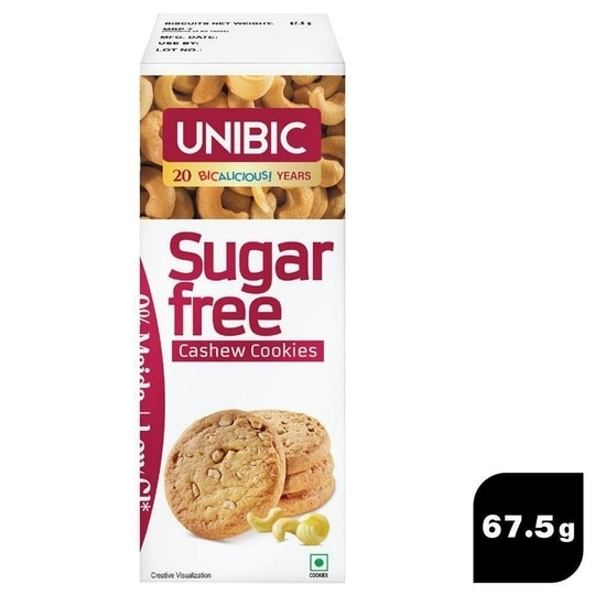 Unibic Sugar Free Cashew Butter Cookies 67.5 g