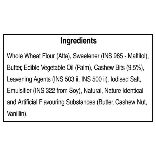 Unibic Sugar Free Cashew Butter Cookies 67.5 g